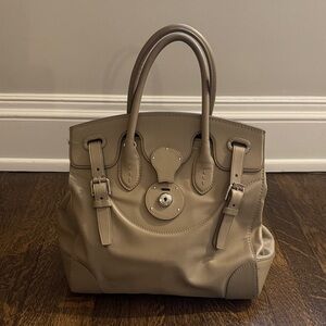 Ralph Lauren Vintage Ricky Tote in Taupe